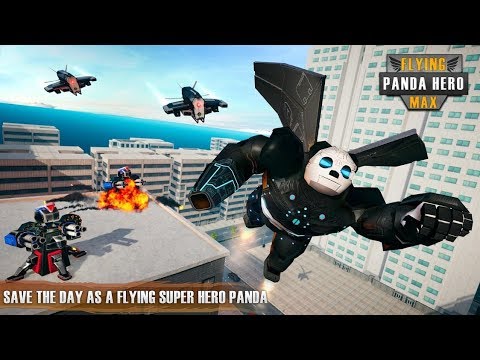 Flying Panda Robot Hero Police Robot Games By Back Street Studio | Robot Transformation Games