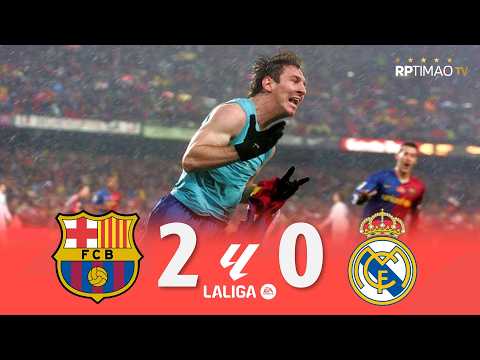 Barcelona 2 x 0 Real Madrid ● La Liga 08/09 Extended Goals & Highlights ᴴᴰ