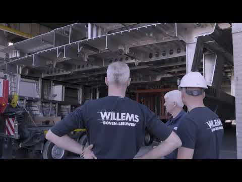 Willems Jachtbouw opbouw 80 meter jacht.