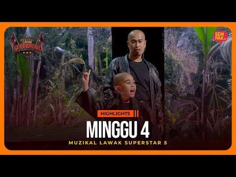 [Highlights] BINTANG CILIK BUAT MERIAH | Muzikal Lawak Superstar 5 Minggu 4
