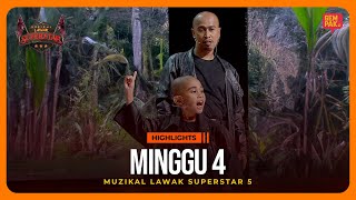 Download lagu [Highlights] BINTANG CILIK BUAT MERIAH | Muzikal Lawak Superstar 5 Minggu 4 mp3