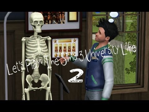 Let's Play: The Sims 3 University Life (PART 2) - 'First Day of Classes'