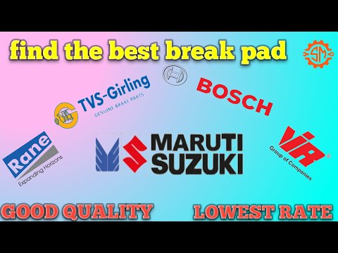 Genuine breakpad at cheap rate | find the best break pad | TVS | RANE | MARUTISUZUKI | BOSCH | VIR