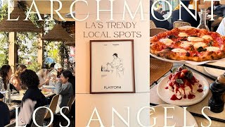 【LA vlog】 本当におしゃれなLAはここ｜🤎𐙚 Larchmont｜カフェ・ブランチ・ファーマーズマーケット