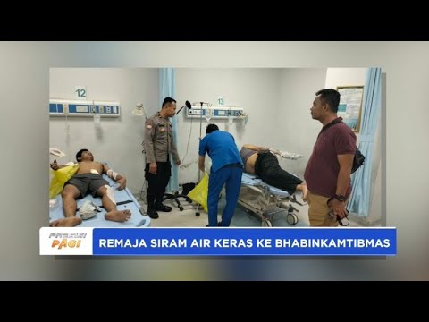 REMAJA SIRAM AIR KERAS KE BHABINKAMTIBMAS POLSEK CILINCING