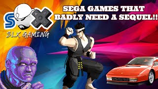 Sega Games That Badly Need A Sequel