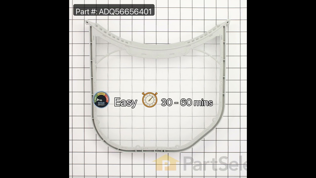 Replacing the Dryer Lint Filter