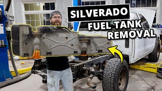 How to Remove 2014 Silverado Fuel Tank - 2014-2018 Sierra DIY