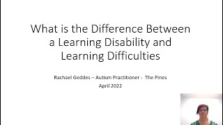 What is the Difference Between a Learning Disability & Learning Difficulty?