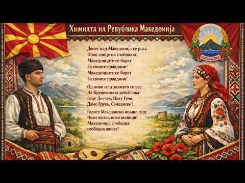 Himna na Republika Makedonija - Denes nad Makedonija