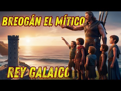 Breogán the mythical Galician king and the Tower of Hercules.