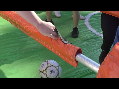 Benefiz Menschenkickerturnier in Goch