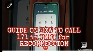 PLDT HOME FIBER GUIDE HOW TO REQUEST RECONNECTION IN 171 customer service ☺️/emyen tv