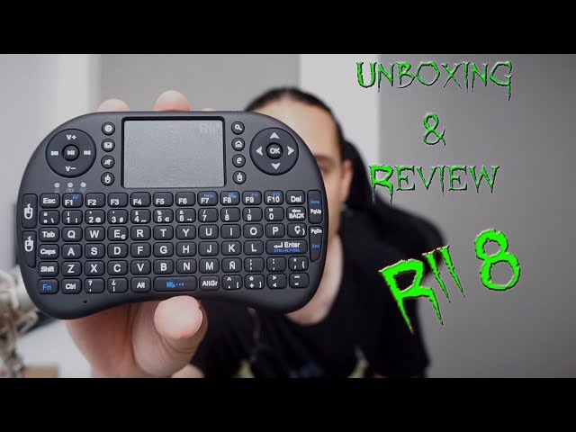 Vídeo relacionado con Rii RK801 Teclado Inalámbrico, 2 Modos de Conectividad, Retroiluminación RGB, Teclado con Mecanismo de Tijera, Layout Español