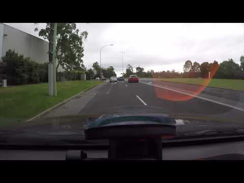 Saturday 7th May, 2022  Tim Tufuga driving through Logan City to work training.