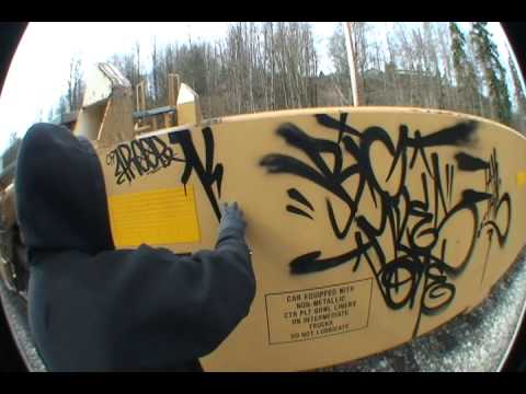 Graffiti - Evil Handstyles with Big Miles ONE - Stompdown Killaz Graffiti