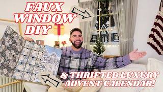 Thrifting a LUXE Advent Calendar & Creating Stunning DIY Christmas Window Decor! Mr Carrington