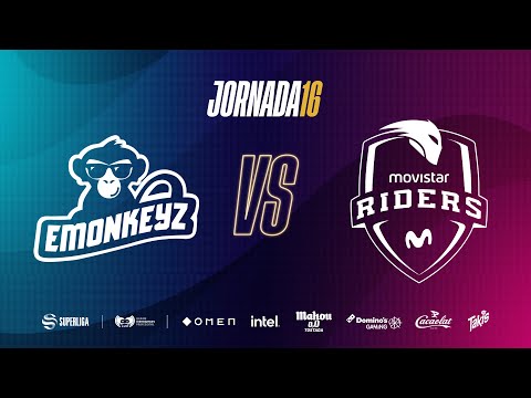EMONKEYZ CLUB VS MOVISTAR RIDERS  - LEAGUE OF LEGENDS - SUPERLIGA - JORNADA 16
