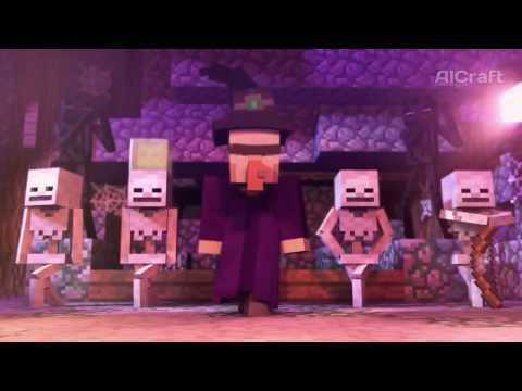 Dance battle with the Witch!  Minecraft Animation