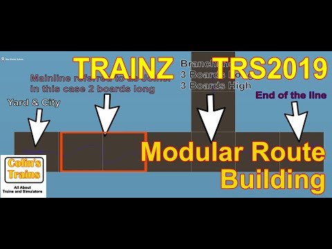 Trainz Trs2019 How to build Routes using Modules