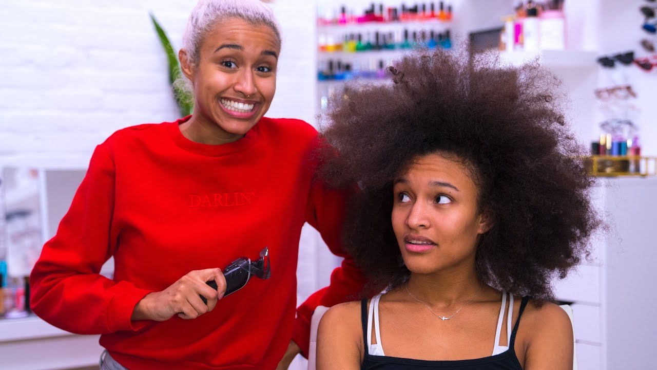 SHAVING MY LITTLE SISTER'S HEAD BALD!! | SLIGHT FAILURE BUT IT'S ALL GOOD