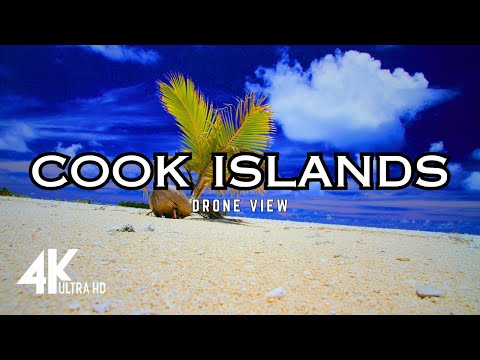 SOUTH PACIFIC MAGIC: 4K Flyover of Cook Islands' Breathtaking Scenery
