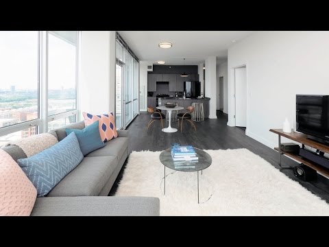 Tour a 2-bedroom furnished model in the South Loop at The LEX