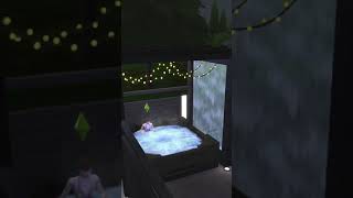 custom HOT TUB in The Sims 4! fun backyard build tip 🤩 #shorts #sims4 #sims4build #sims4build