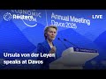 LIVE Ursula Von Der Leyen S Special Address At Davos