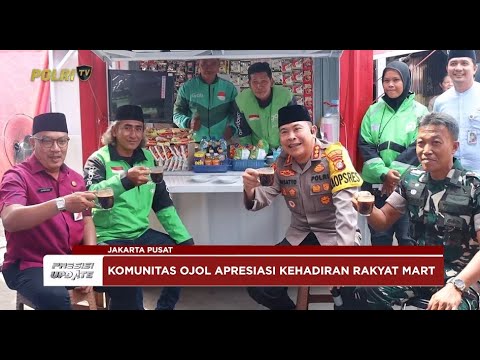 PRESISI UPDATE: POLRES JAKPUS RESMIKAN RAKYAT MART SINERGI POLRI DAN OJOL 03/10/2025 (21.06)