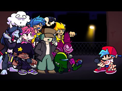 Nerves But Different Characters Sing It (FNF But Everyone Sings Nerves)