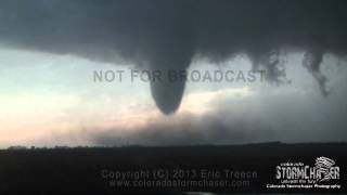preview picture of video 'Rozel  Sanford, KS Tornadoes - 18 May 2013'