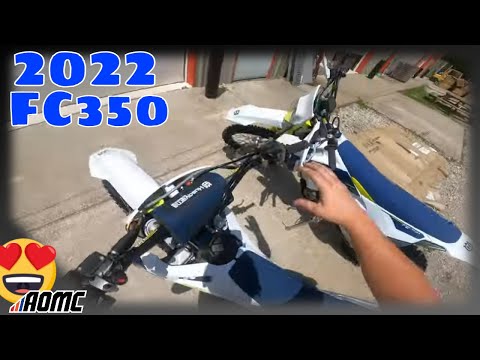 2022 Husqvarna FC350 | First Break In Ride (4K)