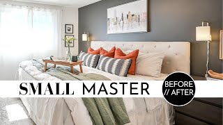 Small Master Bedroom Makeover On a Budget | Staging for Sale