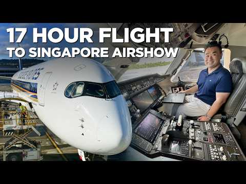 Singapore Airlines Ultra Long Haul Flight + Singapore Airshow 2024