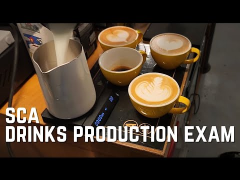SCA Drinks Production Exam (Practical) demo by Barista Experience Academy