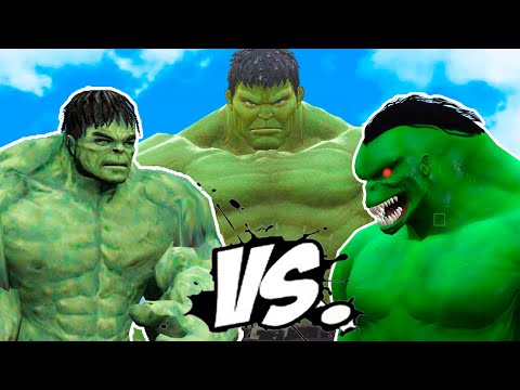 Hulk 2003 vs Hulk 2008 vs Hulk 2099 - Who is most Strongest Hulk?