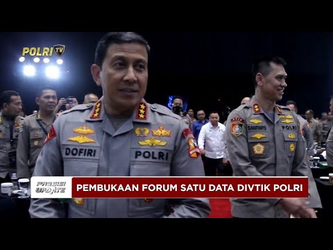 PRESISI UPDATE: WAKAPOLRI SECARA RESMI BUKA FORUM SATU DATA DIVTIK POLRI 22/05/25 (14.30)