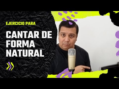 Canta de forma NATURAL | Ejercicio de Vocalización | Clases de canto