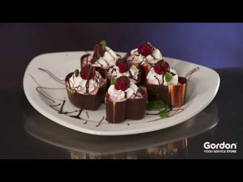 Chocolate Raspberry Mousse Cups