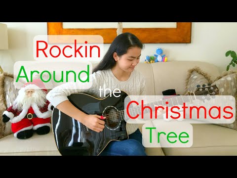 Rockin' Around the Christmas Tree by Brenda Lee | Fingerstyle Guitar Cover by Lanvy