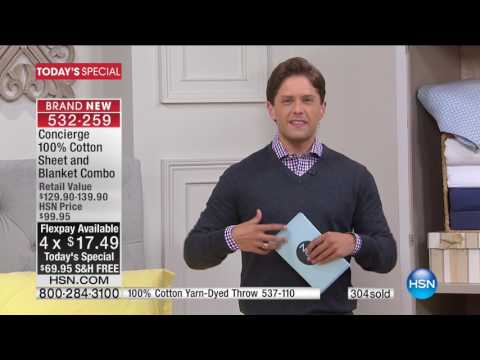 HSN | Concierge Collection Bedding 05.17.2017 - 12 AM