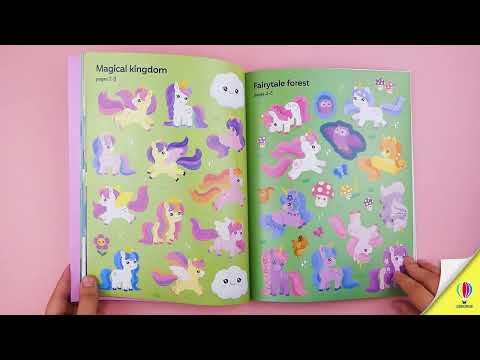 Книга Cute Stickers: Unicorns video 1