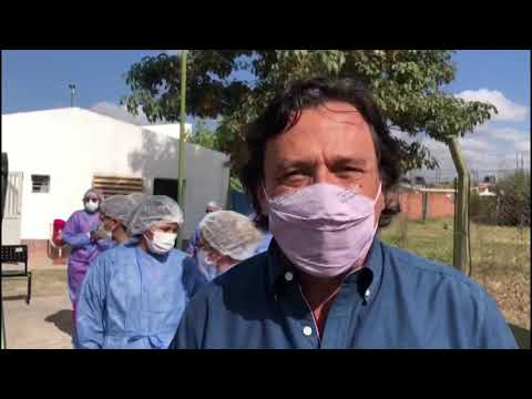 El Gobernador Sáenz supervisó en centros de salud del Área Operativa Norte la campaña de vacunación contra COVID-19