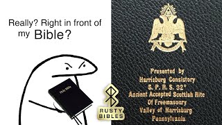 Holman Made A Masonic Bible?! With Masonic Helps?? They Sure Did...