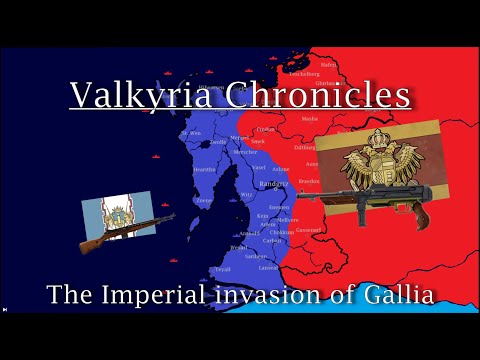Valkyria Chronicles - The Invasion of Gallia map - Every Day