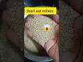 Do not 🚫 eat millets #shortsfeed