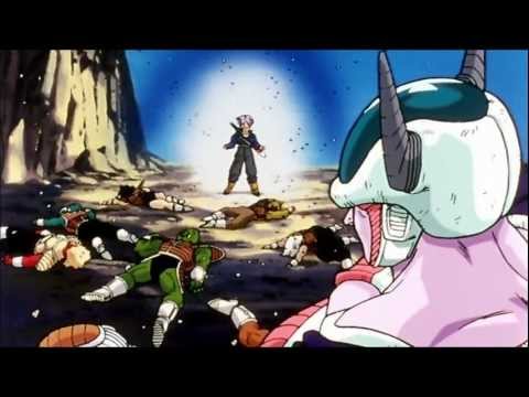 DBZ HD: Trunks goes super saiyan vs. Frieza