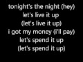 Black Eyed Peas I Gotta Feeling Lyrics YouTube ...
