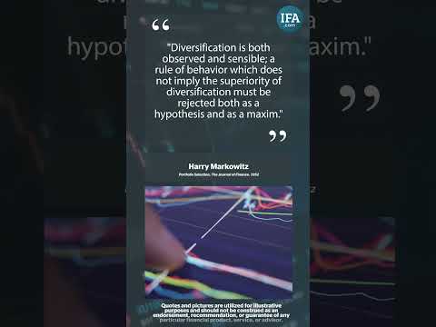 Thumbnail for Harry Markowitz on Diversification #evidencebasedinvesting #diversify #stocks #diversifications by Harry Markowitz